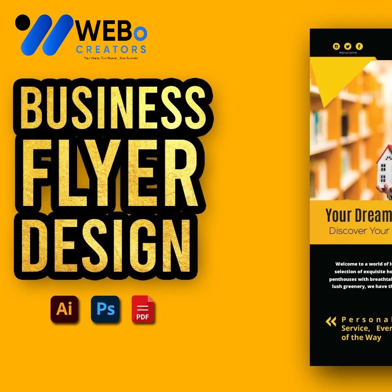 Creative Flyer Design for Moving Company in Brisbane, CA | Flyer for Removals Services