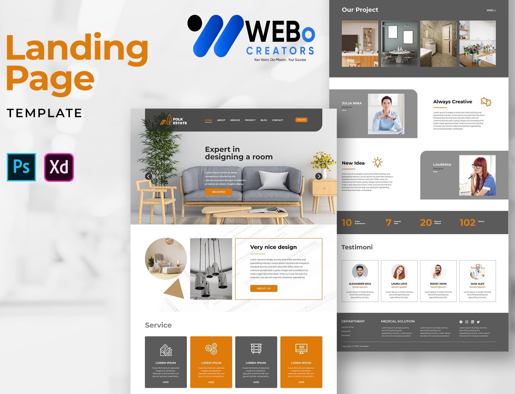 Creative Landing Page Designs, Themes, Graphic Elements for Brisbane, CA Businesses 2026