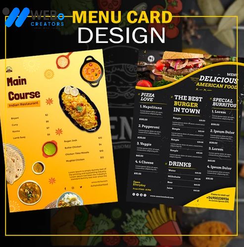Restaurant digital menu board Brisbane, CA menu printing services online food menu design 2026