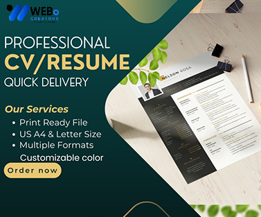 Elegant Resume Design Service, CV designs, CV writing in Brisbane, CA For Gain Job