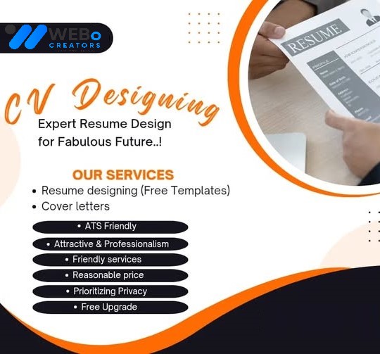 Resume and CV Design Services | Modern curriculum vitae in Brisbane, CA